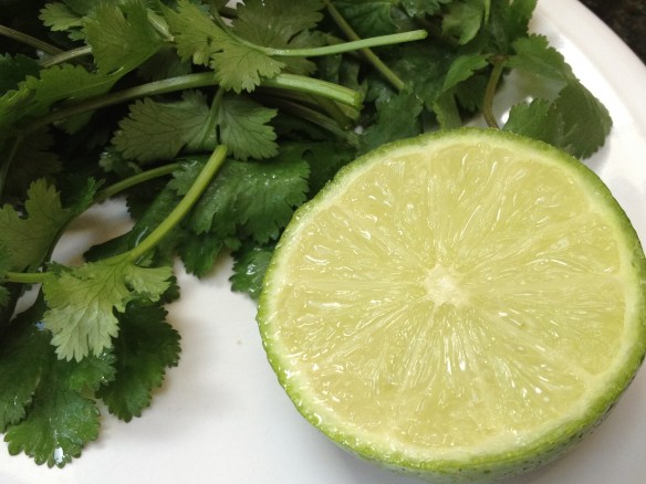 Cilantro and Lime